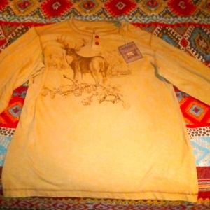Brand New with tags, Deer Henley